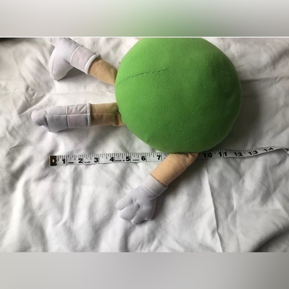 M&M’s Chocolate Candy Green Character Plush Stuffed Toy - Picture 3 of 3